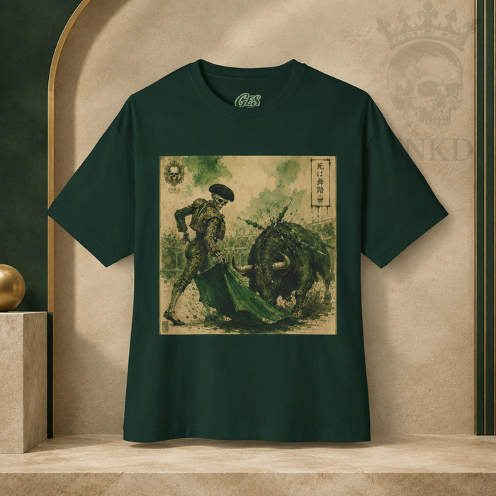 Skull Matador Tee โ Green ENKD Society editorial product image