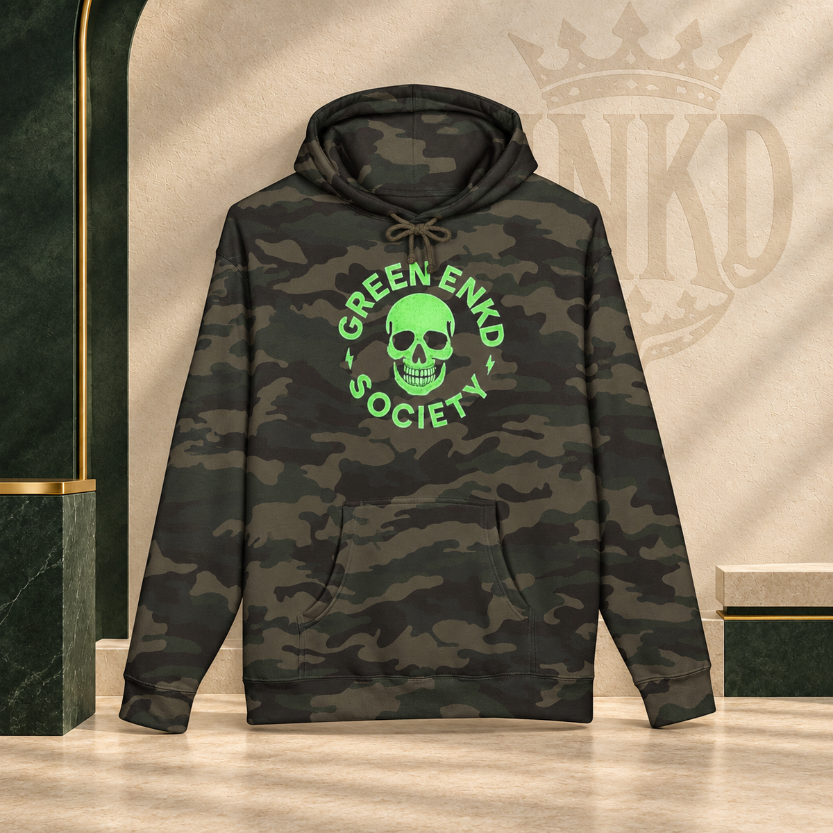 jason hoodie on ENKD editorial gallery background
