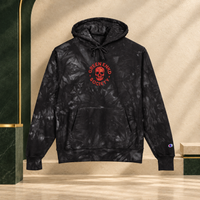 tiedye hoodie on ENKD editorial gallery background